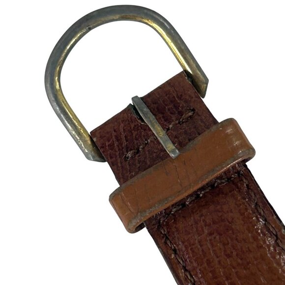 Vintage 80s 1989 Guess Bracelet Watch White Face Leather Band - Picture 5 of 7